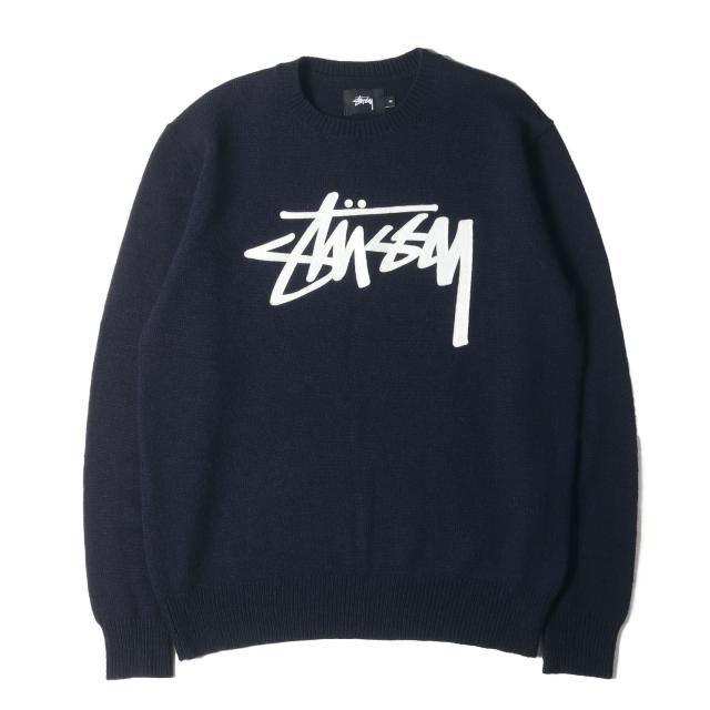stussyニット　男女兼用　Mサイズ ☆送料・関税込☆Stussy☆Stussy Stock Sweater PINK☆ニット