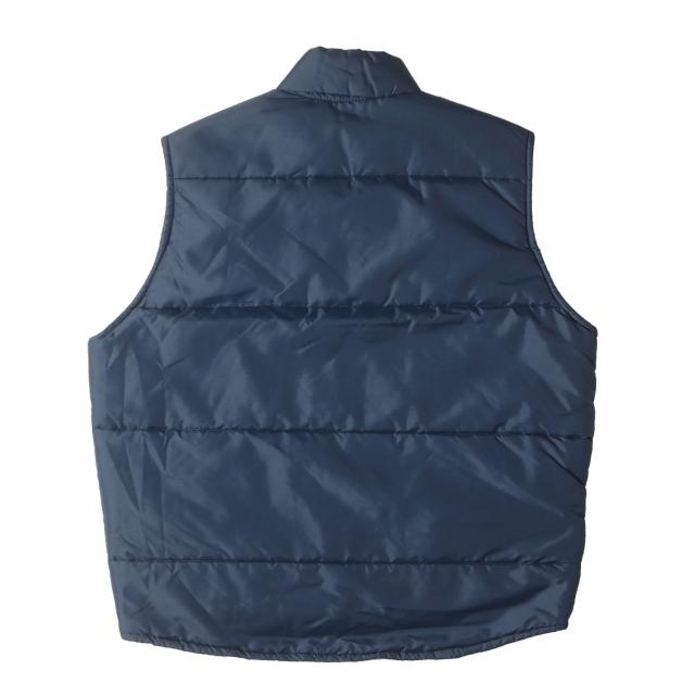 U.S.VINTAGE ベスト サイズ:M / 80s Sno-King ナイロン 中綿 ベスト (USA製) / ネイビー 紺 / 80年代 ヴィンテージ 古着 / アウター ジャケット ブルゾン 上着【メンズ】【中古】【K4398】