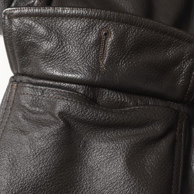 Vintage Military Item ヴィンテージミリタリー ジャケット サイズ:36 / 70s 米軍実物 U.S.NAVY G-1 フライトジャケット (MIL-J-7823D WP) / ダークブラウン / 70年代 古着 / アウター ブルゾン 上着【メンズ】【中古】【K4398】