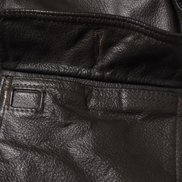 Vintage Military Item ヴィンテージミリタリー ジャケット サイズ:36 / 70s 米軍実物 U.S.NAVY G-1 フライトジャケット (MIL-J-7823D WP) / ダークブラウン / 70年代 古着 / アウター ブルゾン 上着【メンズ】【中古】【K4398】