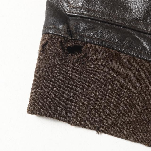 Vintage Military Item ヴィンテージミリタリー ジャケット サイズ:36 / 70s 米軍実物 U.S.NAVY G-1 フライトジャケット (MIL-J-7823D WP) / ダークブラウン / 70年代 古着 / アウター ブルゾン 上着【メンズ】【中古】【K4398】