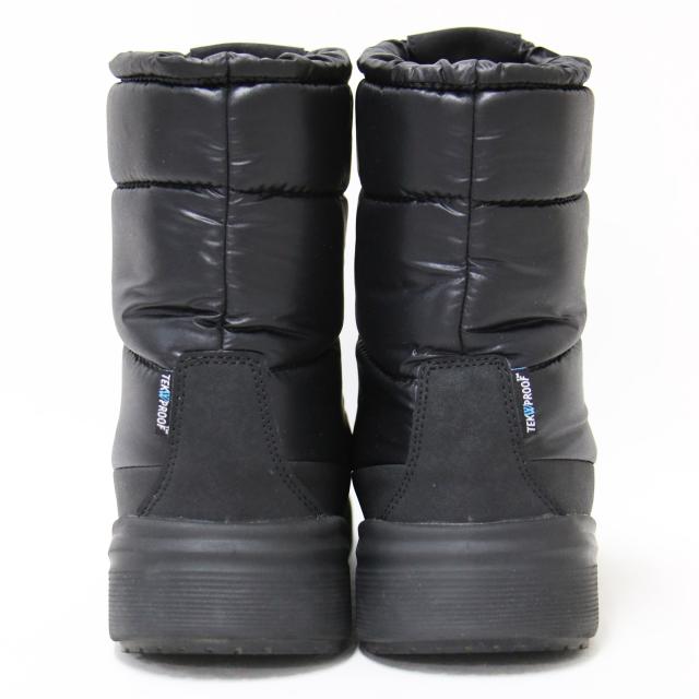 THE NORTH FACE ノースフェイス ブーツ TNFブラック サイズ:US7(24.0cm) / ヌプシ ブーティ ウォータープルーフ  NFW52272 / ウィンター ショート ブーツ フラッシュ / シューズ 靴【レディース】【中古】【K4402】