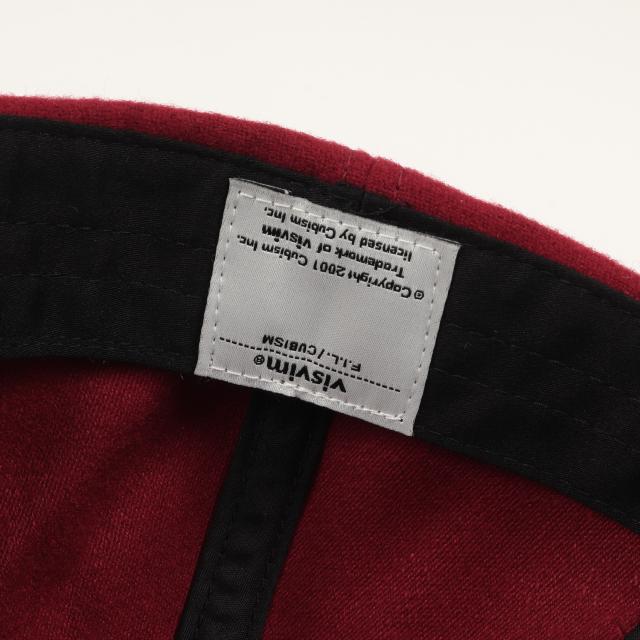 visvim ビズビム キャップ サイズ:S/M エクセルシオール ウール 8パネル キャップ EXCELSIOR CAP WOOL バーガンディー 帽子 【メンズ】【K4110】 visvim ビズビム キャップ サイズ:S/M エクセルシオール ウール 8