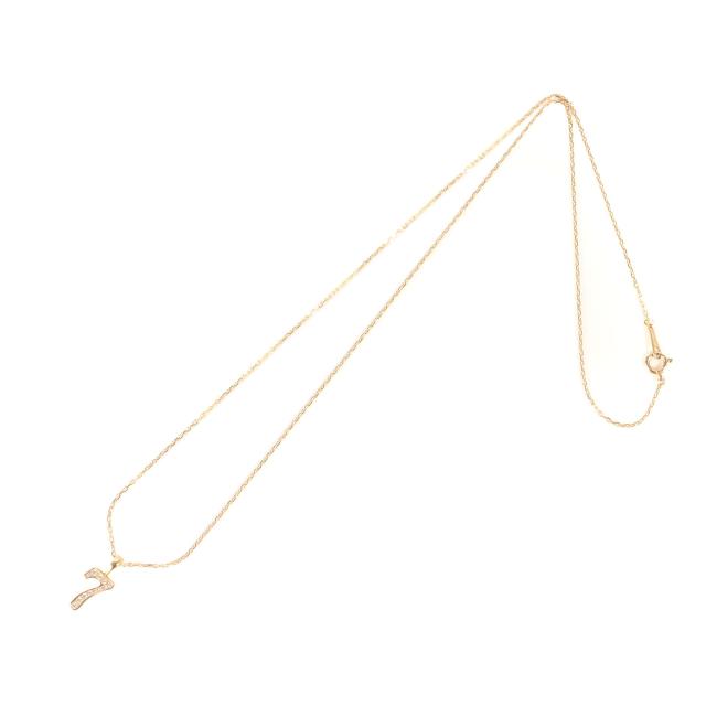 EYEFUNNY アイファニー ダイヤモンド ナンバー 7 ペンダントトップ チェーン ネックレス / Au750 K18 / イエローゴールド / アクセサリー ジュエリー ファッション 小物【メンズ】【中古】【K4407】_2