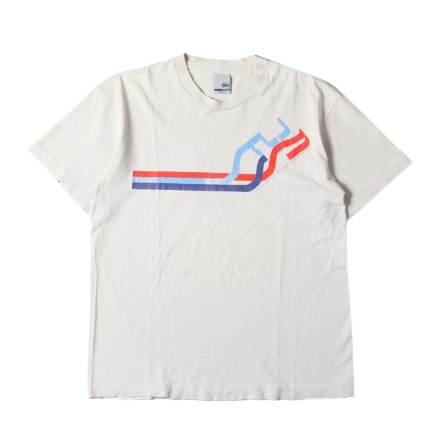 90s old stussy Tシャツ　USA製　Mサイズ　紺タグ　パロディ 90s old stussy Tシャツ USA製 Mサイズ 紺タグ パロディ
