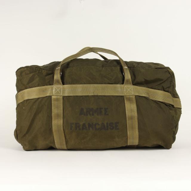 Vintage Military Item ヴィンテージミリタリー 90s フランス軍実物 パラシュートバッグ / ボストンバッグ / カーキ / 古着 カバン【メンズ】【中古】【K4409】_2