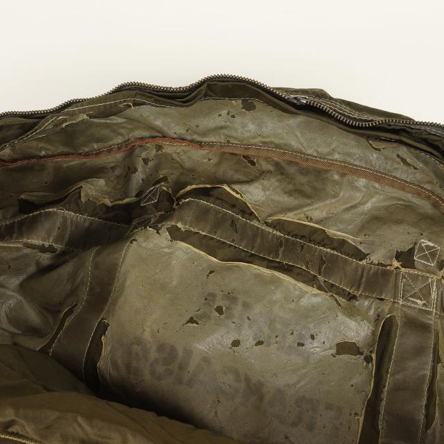 Vintage Military Item ヴィンテージミリタリー 90s フランス軍実物 パラシュートバッグ / ボストンバッグ / カーキ / 古着 カバン【メンズ】【中古】【K4409】_9