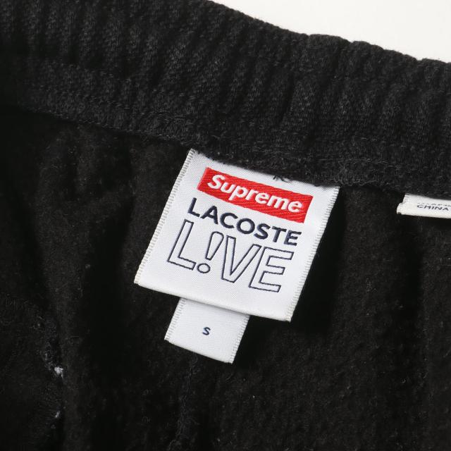 Supreme シュプリーム パンツ サイズ:S / LACOSTE L!VE ピケ トラック