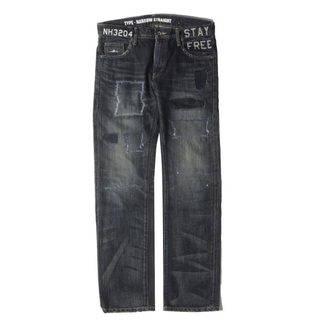 NEIGHBORHOOD ネイバーフッド パンツ サイズ:S / グローリー ナロー デニムパンツ (GLORY SAVAGE NARROW / 14OZ-PT) / インディゴ / ボトムス ジーンズ ジーパン【メンズ】【中古】【K4411】