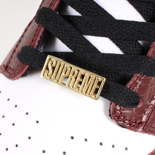 Supreme シュプリーム 10867 21SS ×NIKE SB DUNK LOW OG QS DH3228-103 ナイキ SB ダンク ロー OG ホワイト バークルートブラウン サイズ：26.5cm US8.5 【メンズ】【R044】