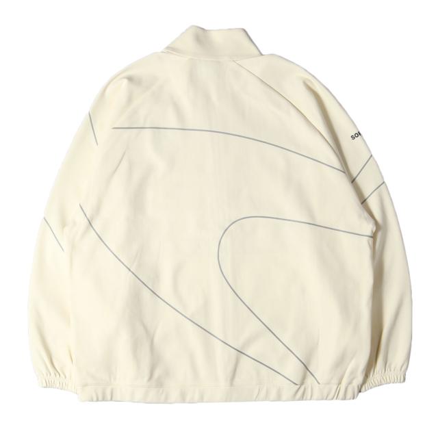 F.C.Real Bristol エフシーレアルブリストル ジャケット サイズ:XL / 25SS PDK ジャージ バギー トラックジャケット (PDK REFLECT LINE BAGGY JACKET) / オフホワイト / アウター ブルゾン 上着【メンズ】【K4413】