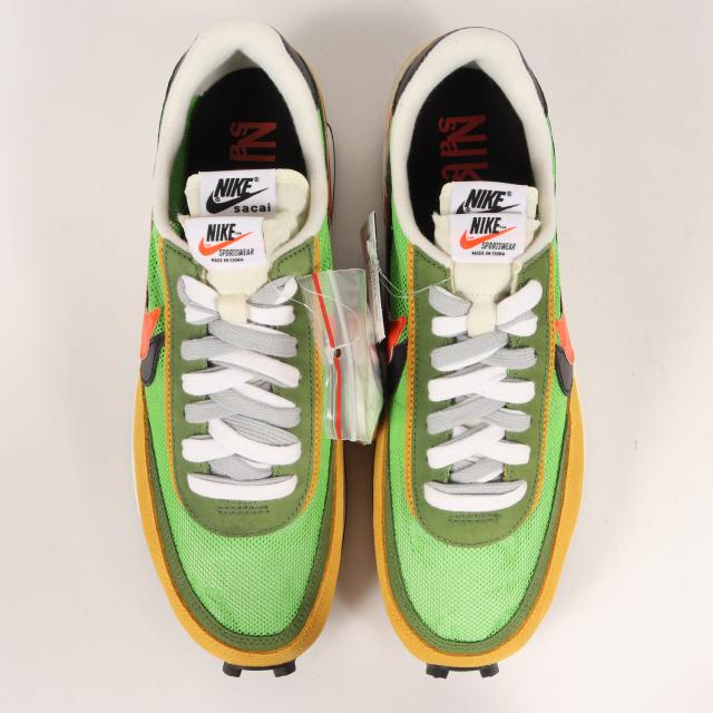 Sacai サカイ NIKE LD WAFFLE / SACAI (BV0073-300) 19SS ナイキ エルディーワッフル グリーンガスト セーフティーオレンジ US10.5 28.5cm スニーカー コラボ 【メンズ】【K3512】
