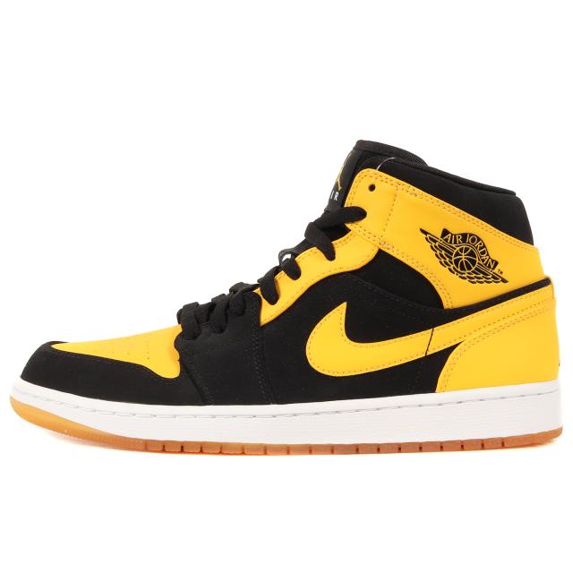 NIKE ナイキ AIR JORDAN 1 MID NEW LOVE (554724-035) 2017年 エアジョーダン 1 ミッド ニューラブ ブラック バーシティメイズ サイズ：US10 28.0cm スニーカー 【メンズ】【K3667】