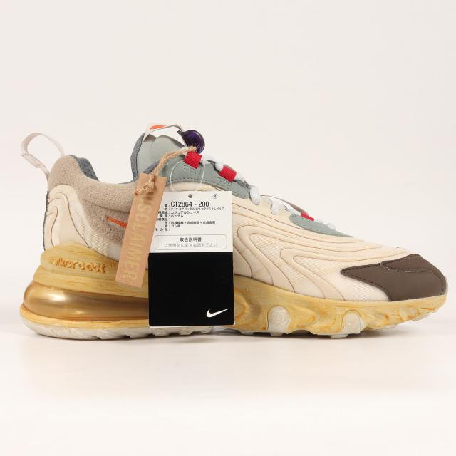 NIKE ナイキ TRAVIS SCOTT AIR MAX 270 CACTUS TRAILS (CT2864-200) 2020年 トラヴィス・スコット エアマックス 270 ライトクリーム スターフィッシュ サイズ：US11 29.0cm スニーカー コラボ【メンズ】【K3629】