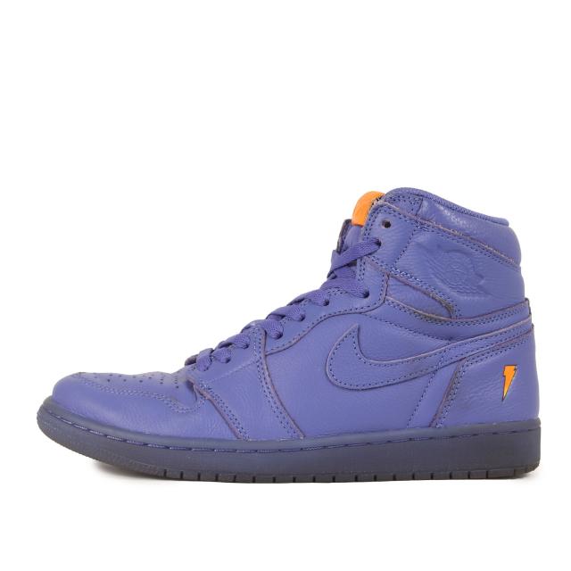 NIKE ナイキ サイズ:26.5cm / AIR JORDAN 1 RETRO HIGH OG G8RD GATORADE GRAPE (AJ5997-555) エア ジョーダン 1 レトロ ハイ / ラッシュバイオレット / US8.5 / ハイカット スニーカー シューズ 靴【メンズ】【中古】【K4415】
