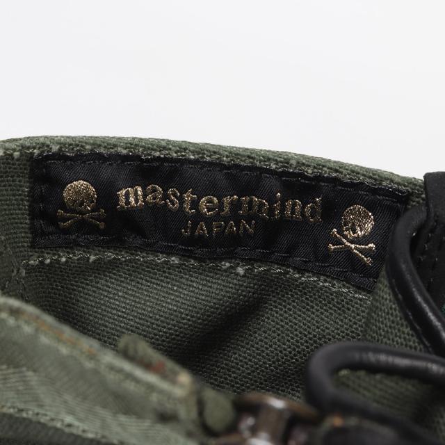 visvim ビズビム mastermind JAPAN 7-HOLE 73-FOLK 12SS ブラック カーキ サイズ：US9.5 27.5cm シューズ 靴 ブーツ マスターマインド コラボ 【メンズ】【中古】【新品同様】【K3679】