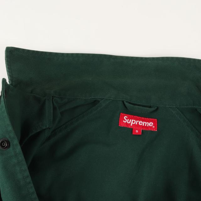 Supreme シュプリーム ジャケット サイズ:S / 20AW ANTIHERO スナップボタン ツイル ジャケット (Snap Front Twill Jacket) / ダークグリーン / アウター ブルゾン 上着 / コラボ【メンズ】【中古】【K4425】 Supreme シュプリーム ジャケット サイズ:S / 20AW ANTIHERO スナップ
