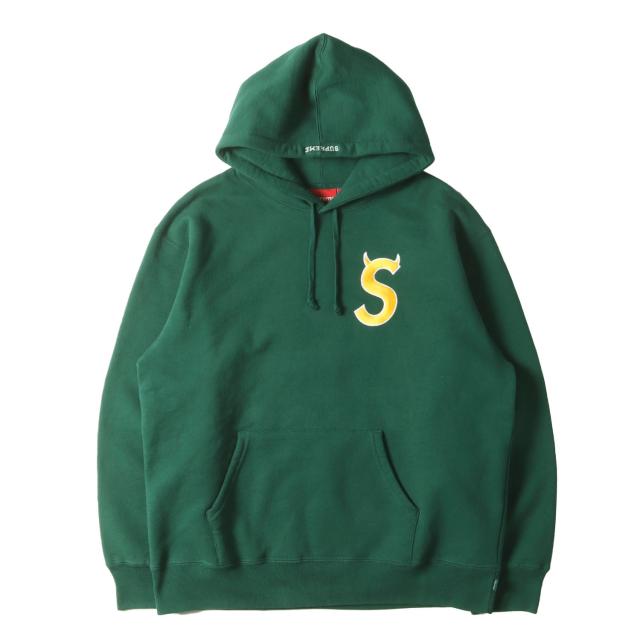 Supreme シュプリーム パーカー サイズ:L / 22AW Sロゴ ワッペン