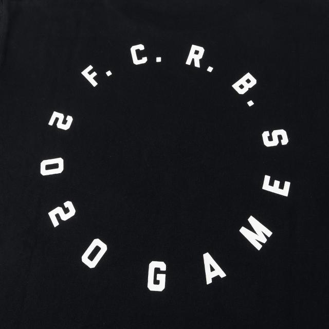 F.C.Real Bristol エフシーレアルブリストル Tシャツ サイズ:M / 20SS フラッグロゴ クルーネック Tシャツ (FLAG LOGO TEE) / ブラック 黒 / トップス カットソー 半袖【メンズ】【中古】【K4419】