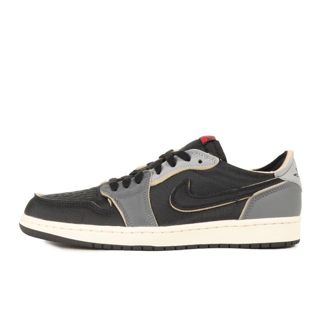 NIKE ナイキ サイズ:27.5cm / AIR JORDAN 1 RETRO LOW OG EX BLACK AND SMOKE GREY(DV0982-006) / エアジョーダン1 レトロ ロー / ブラック ファイアレッド ダークスモークグレー / US9.5 / ローカット スニーカー シューズ 靴【メンズ】【K4420】