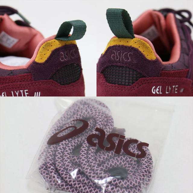 asics アシックス ボルドー サイズ:US7 1/2(25.5cm) / GEL-LYTE III OG 1203A578-600 / ゲルライト スリー / ローカット スニーカー シューズ 靴【レディース】【中古】【K4420】