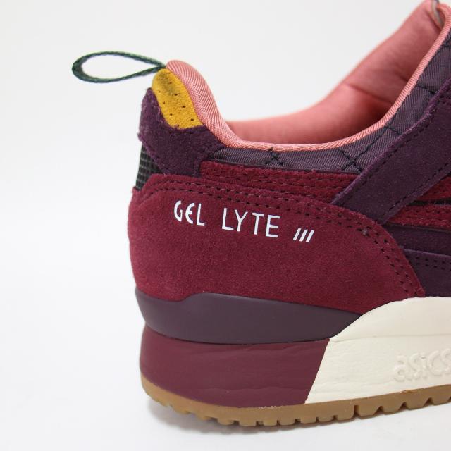 asics アシックス ボルドー サイズ:US7 1/2(25.5cm) / GEL-LYTE III OG 1203A578-600 / ゲルライト スリー / ローカット スニーカー シューズ 靴【レディース】【中古】【K4420】