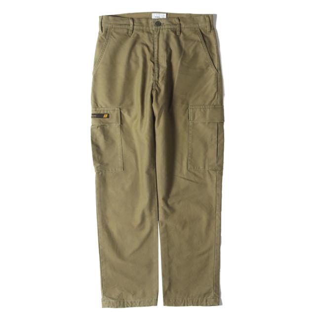 WTAPS ダブルタップス パンツ サイズ:M / 20SS コットンサテン ジャングル カーゴパンツ (JUNGLE STOCK 01) / オリーブドラブ / ボトムス ズボン ミリタリー【メンズ】【中古】【K4421】