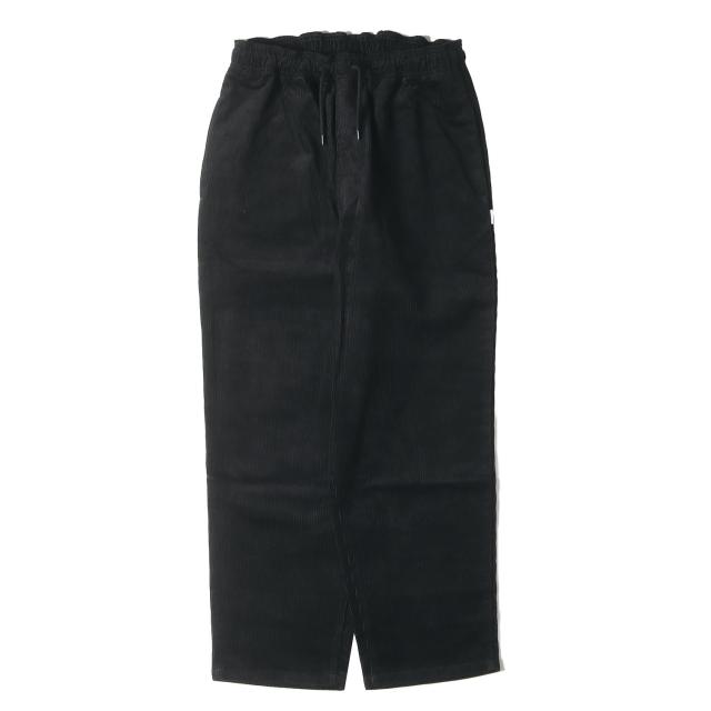 WTAPS ダブルタップス パンツ サイズ:S / 24AW コーデュロイ ワイド イージーパンツ (SDDT2003 / TROUSERS / COTTON. CORDUROY) / ブラック 黒 / ボトムス ズボン【メンズ】【中古】【新品同様】【K4421】