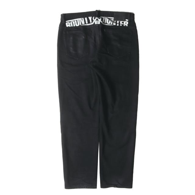Supreme シュプリーム パンツ サイズ:34 / 23AW BOUNTY HUNTER ロゴプリント デニムパンツ (Regular Jean) / ブラック 黒 / ボトムス ジーンズ ジーパン / コラボ【メンズ】【中古】【K4421】