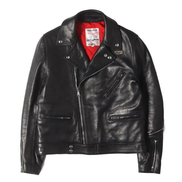 Lewis Leathers ルイスレザーズ ジャケット サイズ:42 / サイクロンン シープスキンレザー ダブル ライダース ジャケット (CYCLONE SHEEPSKIN) / ブラック 黒 / イングランド製 / アウター ブルゾン 上着【メンズ】【中古】【美品】【K4422】