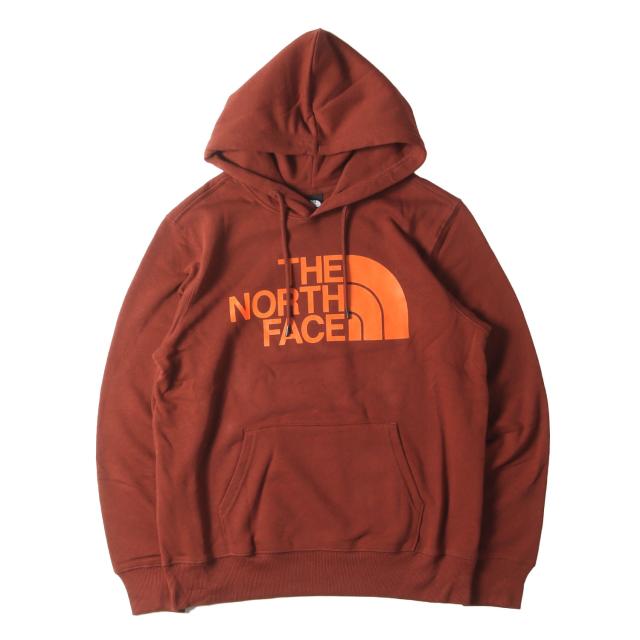 THE NORTH FACE ノースフェイス パーカー サイズ:M / 21WA US企画 ブランドロゴ スウェット パーカー (HALF DOME PO HDY) / レッドブラウン(BRICK HOUSE RED) / トップス フーディー プルオーバー【メンズ】【K4422】