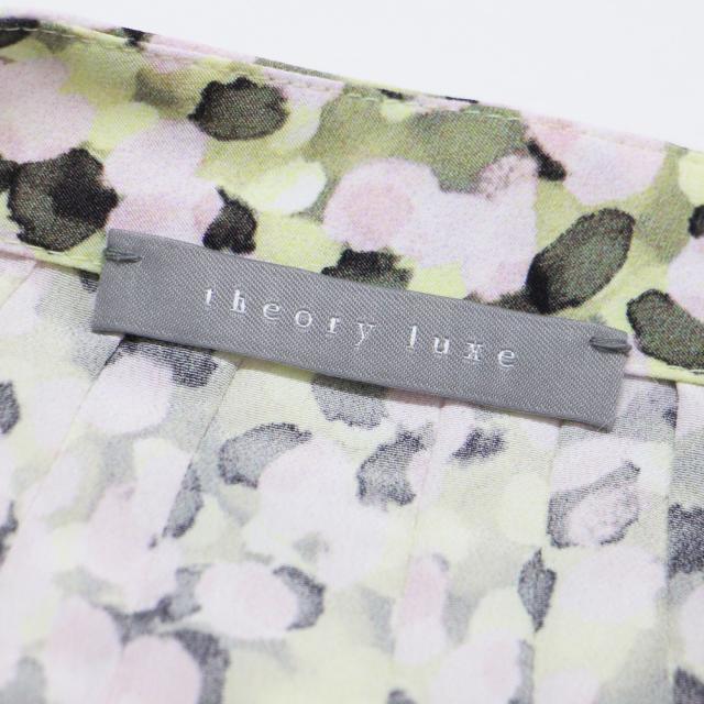 セオリーリュクス　バンドカラーブラウス　とろみブラウス　38 セオリーリュクス バンドカラーブラウス とろみブラウス 38