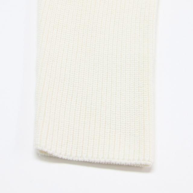 theory luxe セオリーリュクス ニット ホワイト 白 サイズ:38(M) / 24秋冬 かぎ針編み パッチワーク クルーネック ニット / Bonz Tylon プルオーバー 長袖 コットン ウール ウォッシャブル / トップス セーター【レディース】【中古】【美品】【K4425】 theory luxe セオリーリュクス ニット ホワイト 白 サイズ:38(M) / 24