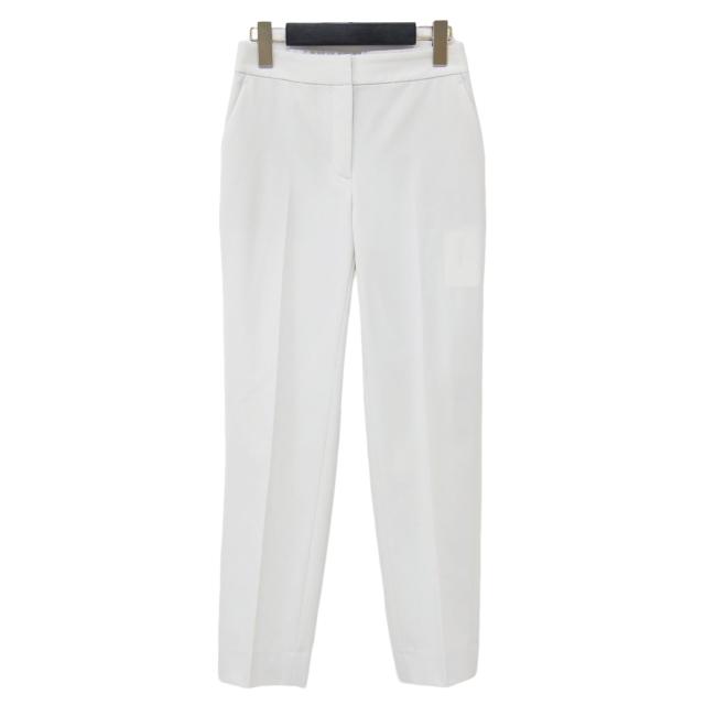 theory luxe セオリーリュクス パンツ ライトグレー サイズ:34(XS) / 24春夏 ストレッチ テーパード パンツ / SYCAMORE 2 CAROL 2 センタープレス ウエストゴム ウォッシャブル / ボトムス ズボン【レディース】【中古】【美品】【K4425】