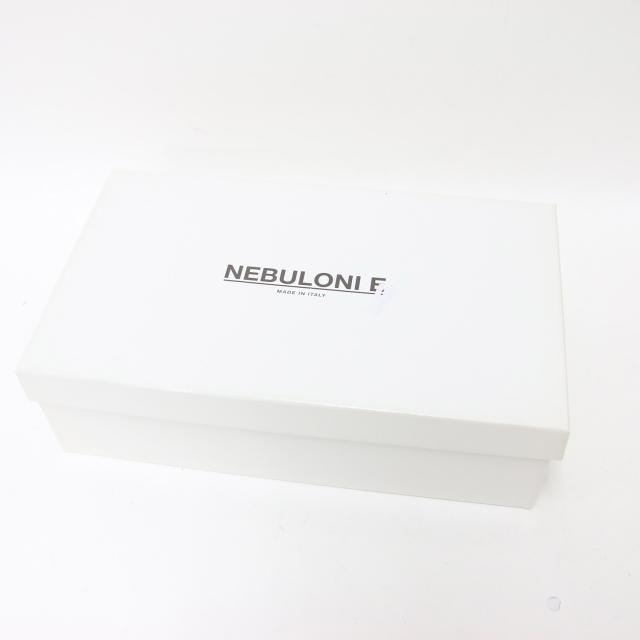 NEBULONI E ネブローニ サンダル ブラック 黒 サイズ:37(24.0cm) / クロス ヒール サンダル / ストラップ スエード レザー / イタリア製 / シューズ 靴【レディース】【中古】【K4427】