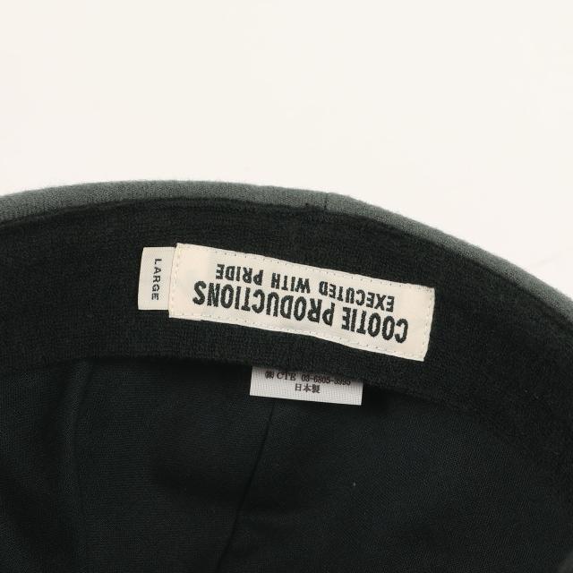 ★美品COOTIE ブラックハット　Ｌ　おしゃれです★ COOTIE PRODUCTIONS ハンチング帽 L 帽子 COOTIE PRODUCTIONS Crochet