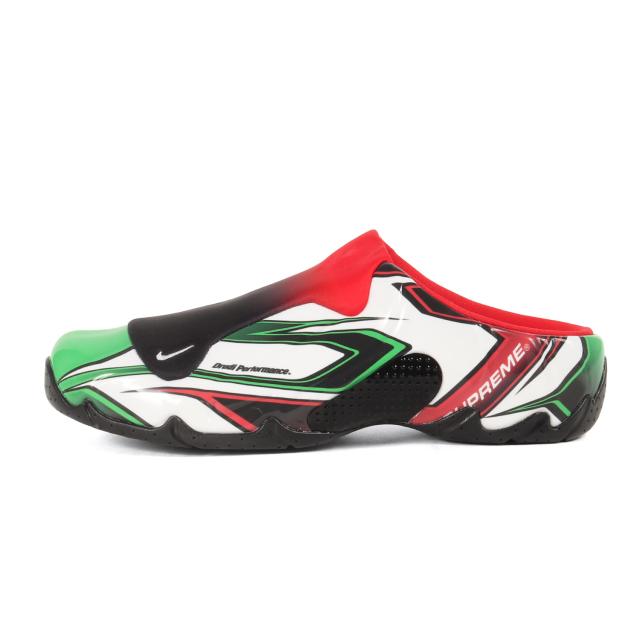 Supreme シュプリーム サイズ:28.5cm / 24AW NIKE CLOGPOSITE SP (FN0289-100) / ナイキ クロッグポジット / ホワイト ジムグリーン / US10.5 / シューズ 靴 サンダル / コラボ 別注 【メンズ】【K4429】