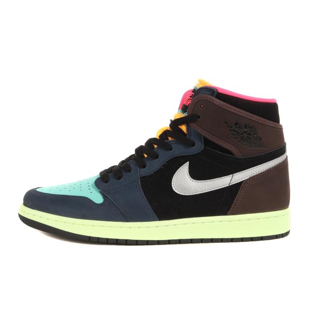 NIKE ナイキ サイズ:28.5cm AIR JORDAN 1 RETRO HIGH OG BAROQUE BROWN (555088-201) エアジョーダン1 レトロ ハイ バロックブラウン レーサーピンク US10.5 ハイカット スニーカー シューズ 靴【メンズ】【K3911】