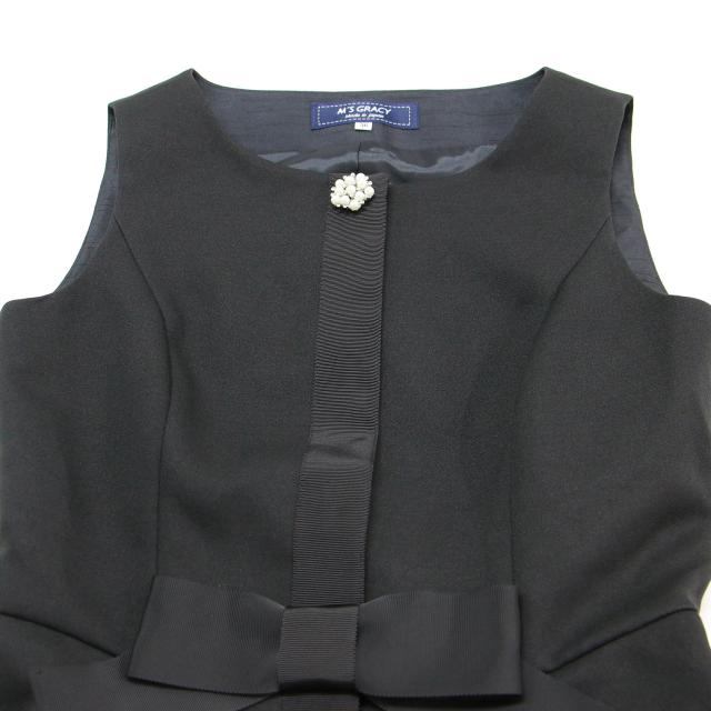 MS GRACY エムズグレイシー ワンピース ブラック 黒 サイズ:36(S) / 24