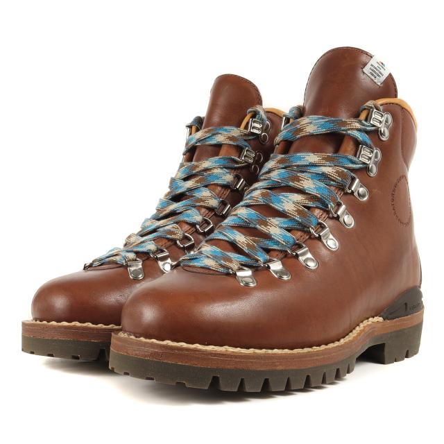 visvim ビズビム ブーツ US8(26.0cm) WHYMPER BOOTS-FOLK ウィンパー レザー マウンテンブーツ ライトブラウン シューズ 靴 シンプル カジュアル ブランド【メンズ】【K3929】