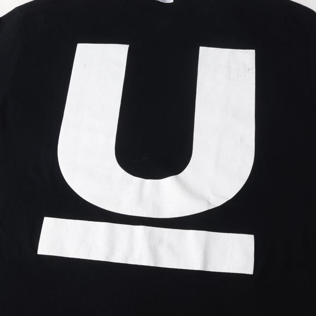 UNDERCOVER アンダーカバー Tシャツ サイズ:XL / 90s 初期モデル ビッグ Uロゴ クルーネック Tシャツ (United Sportsボディ) / ブラック 黒 / トップス カットソー 半袖【メンズ】【中古】【K4436】_3