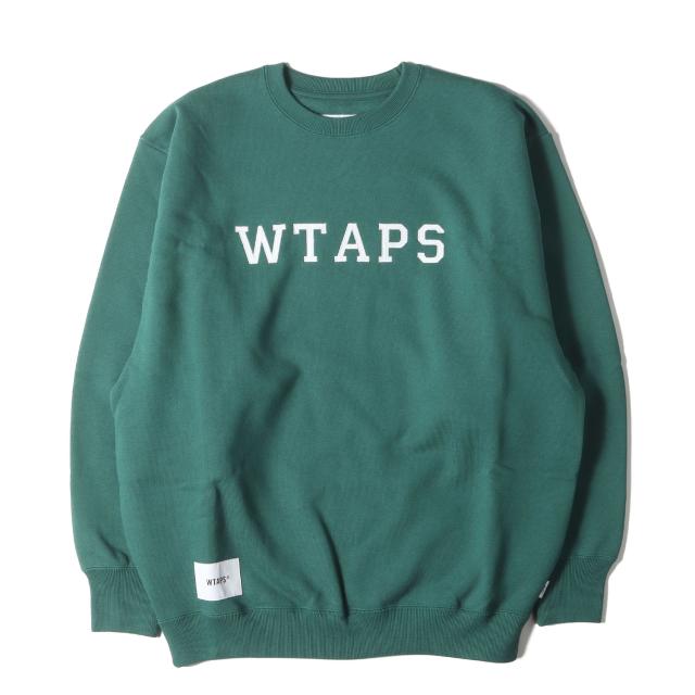 【新品】wtaps 24SS WCPO 01 FLANNEL グリーン サイズS WTAPS ダブルタップス スウェット サイズ:S / 24SS アップリケ