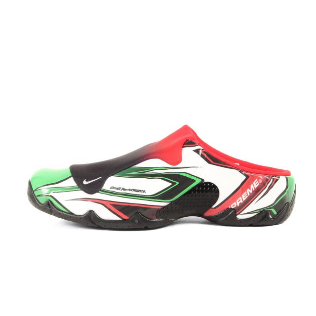 Supreme シュプリーム サイズ:27.0cm / 24AW NIKE CLOGPOSITE SP (FN0289-100) / ナイキ クロッグポジット / ホワイト ジムグリーン / US9 / ローカット スニーカー サンダル シューズ 靴 / コラボ 別注【メンズ】【K4437】