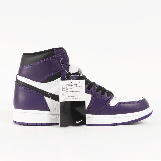 ナイキ　ジョーダン 555088 500 27.0 楽天市場】NIKE AIR JORDAN 1 RETRO HI OG court purple/black