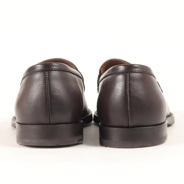 dunhill ダンヒル サイズ:39(24.0cm) / 24SS レザー ローファー / チャコール / イタリア製 / ブランド シューズ 靴【メンズ】【中古】【美品】【K4437】