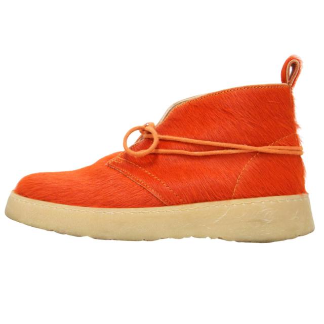 ZARA ザラ Clarks 別注 オレンジ サイズ:38(24.5cm) / レザー アンクル