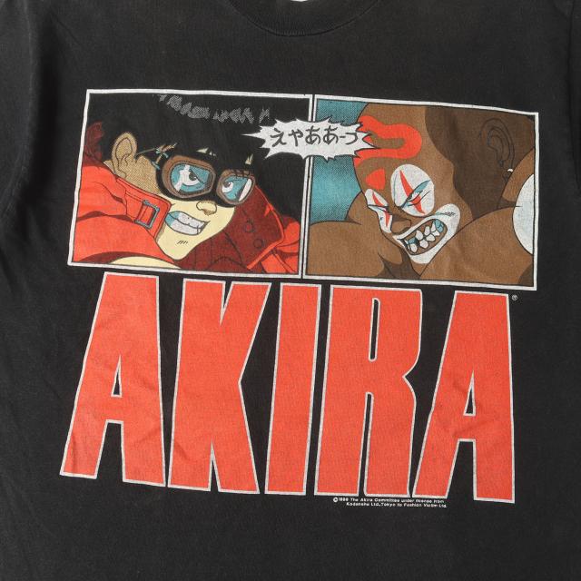 90s AKIRA 金田 VS ジョーカー アニメ ムービー クルーネック Tシャツ