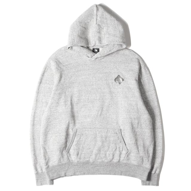 RATS ラッツ パーカー サイズ:XXL 19AW 霜降りスウェット プルオーバーパーカー FLEECE HOODED グレー トップス フーディー 【メンズ】【中古】【K4178】