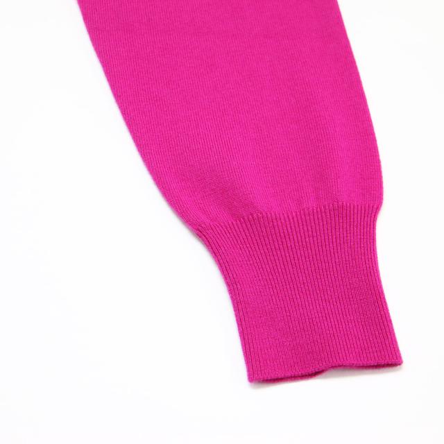 ANAYI アナイ ニット ピンク サイズ:38(M) / 24秋冬 ビジュー ネック