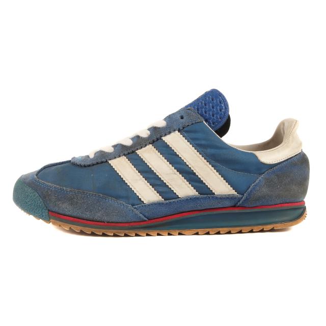 adidas vintage アディダスヴィンテージ サイズ:25.5cm 90s 初期復刻 SL72 クロアチア製 1993年製 ブルー US7.5 90年代 古着 ローカット スニーカー シューズ 靴【メンズ】【中古】【K3980】 その他スニーカー